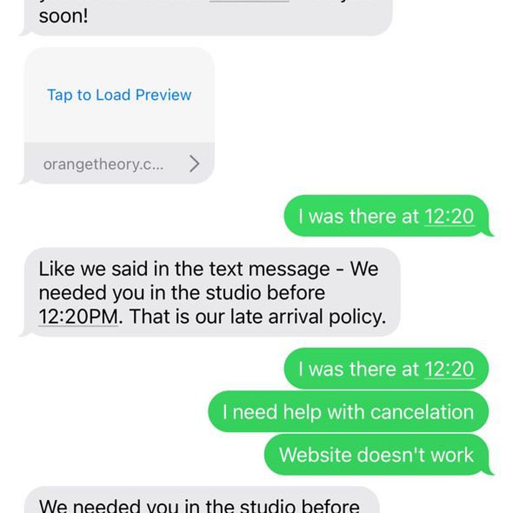They not allow me to the class on 12:20 , as I need to be there BEFORE 12:20. But they can allow people from waiting list if they have one. They not allow me to the class on 12:20 , as I need to be there BEFORE 12:20. But they can allow people from waiting list if they have one.