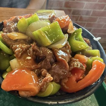 Yoko's - 8. Green Pepper Beef or Broccoli Beef - Japanese Near Me - Mesa, Arizona Yoko's - 8. Green Pepper Beef or Broccoli Beef - Japanese Near Me - Mesa, Arizona