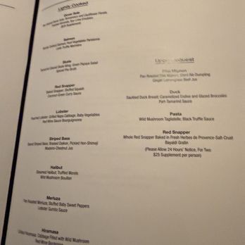 Le Bernardin - Menu - French Near Me - New York, New York