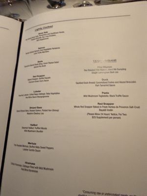 Menu photo 3 Le Bernardin New York, NY