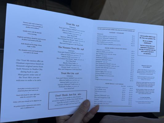 Menu photo 1 SUGARFISH | Brentwood Los Angeles, CA
