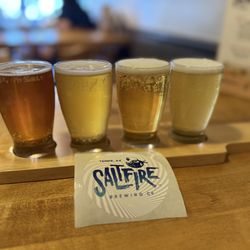 SaltFire Brewing Co Taphouse - Taster flight