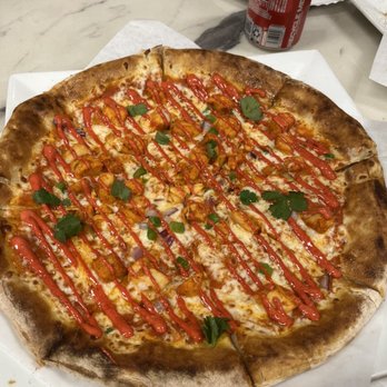 786 Degrees - Bombay Chicken Tikka Masala Pizza - Pizza Near Me - Los Angeles, California