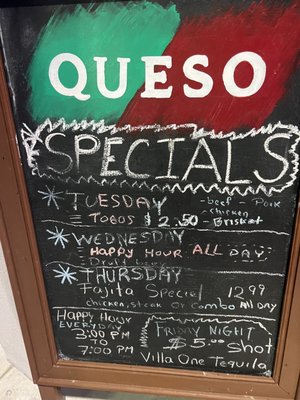 Menu photo 2 Queso Mexican Restaurant Baton Rouge, LA