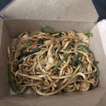 Noodle St - Spicy Stir Fry with triangle noodles and chicken - Noodles Near Me - Monrovia, California Noodle St - Spicy Stir Fry with triangle noodles and chicken - Noodles Near Me - Monrovia, California