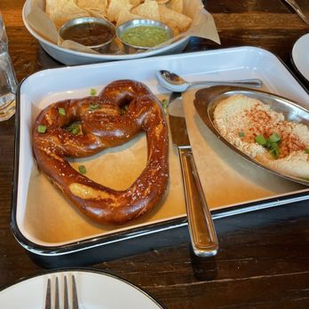 Otto’s Ice House - Pretzel and Beer Cheese Chips and Salsa - Bars Near Me - San Antonio, Texas