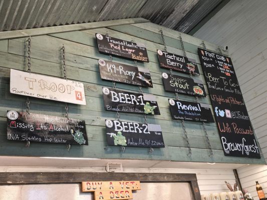 Menu photo 1 12 Fox Beer Dripping Springs, TX
