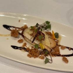 Nineteen 86 Steakhouse - Starter that was a baked brie bruschetta with wonderful flavor
