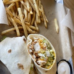 Buffalo Wild Wings - BUFFALO CHICKEN WRAP....they failed the BUFFALO MEDIUM part.