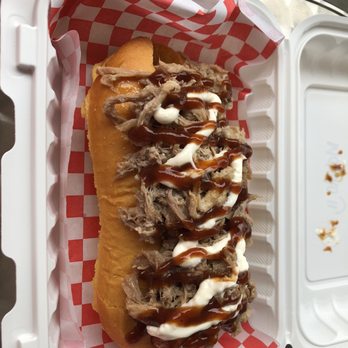 Saucy Dogs - Kalua Pork God with 100% all beef dawg It was delicious !!! - Hot Dogs Near Me - Hilo, Hawaii Saucy Dogs - Kalua Pork God with 100% all beef dawg It was delicious !!! - Hot Dogs Near Me - Hilo, Hawaii