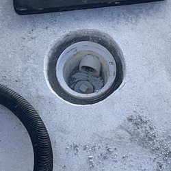 Florida Pool and Leak Specialists - Repairing the main drain collar!