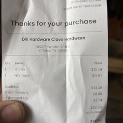 El Clavo Hardware Stores - The over pricing