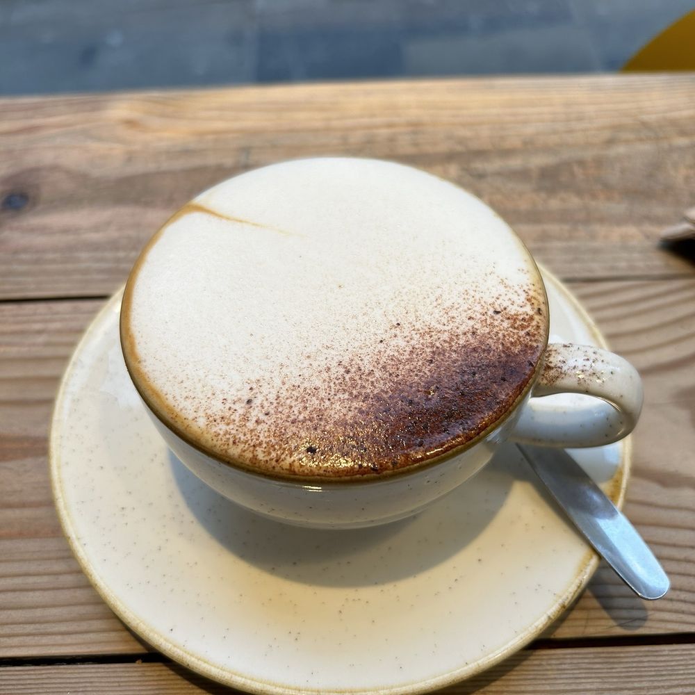 The Edinburgh Larder - Oat Milk Cappuccino - Delis Near Me - Edinburgh, EDH The Edinburgh Larder - Oat Milk Cappuccino - Delis Near Me - Edinburgh, EDH