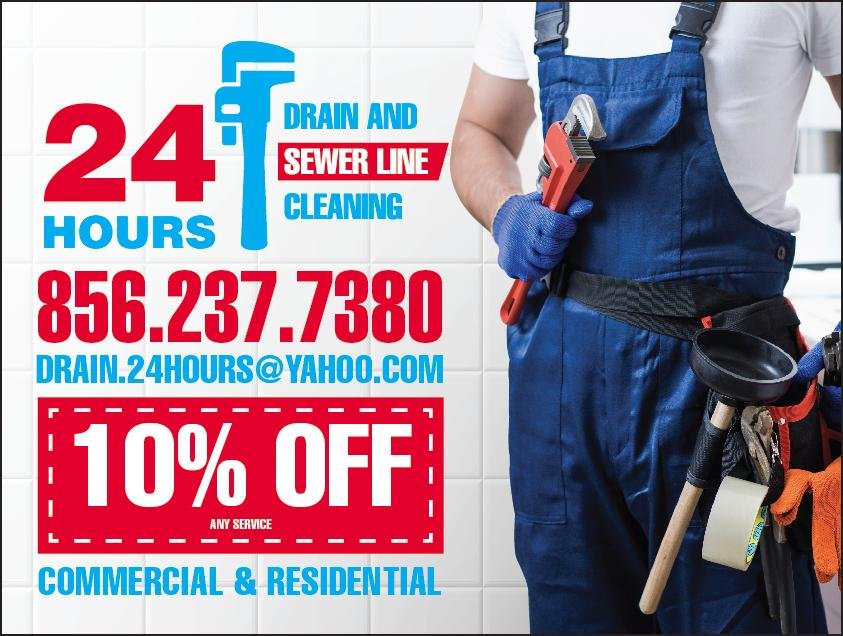 Slide of 24 Hours Drain & Sewer Line Cleaning
