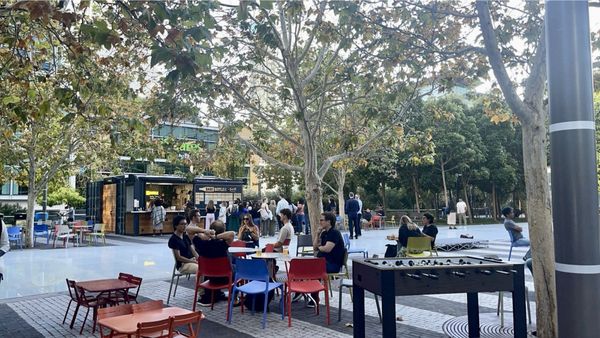 Barebottle Beer Garden at Salesforce Park by null