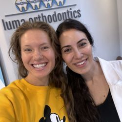 Luma Orthodontics - A selfie with the beautiful Dr. H:)  After the removal of the attachments on my teeth!