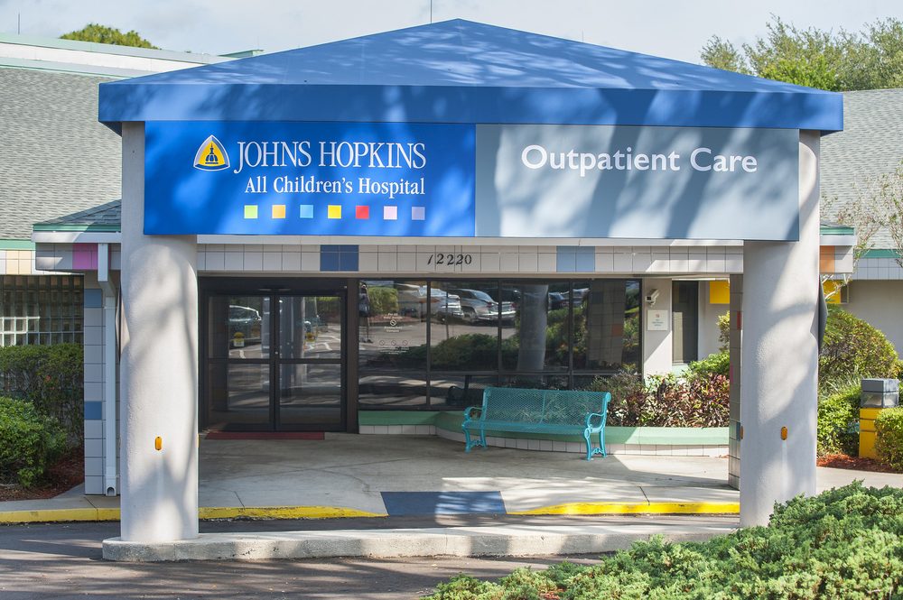 JOHNS HOPKINS ALL CHILDREN’S OUTPATIENT CARE TAMPA Updated August