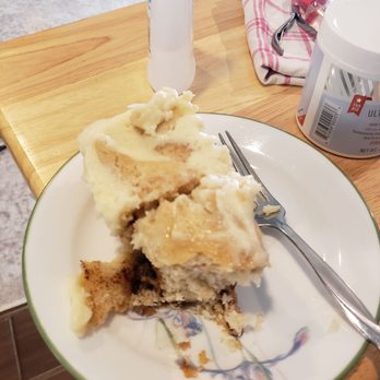 Hive Bakery - Cinnamon roll! PERFECTION. - Bakeries Near Me - Flower Mound, Texas