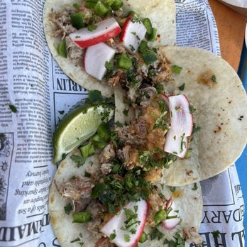 Octopus' Beer Garden - PULLED PORK TACOS - Beer Gardens Near Me - Mount Clemens, Michigan