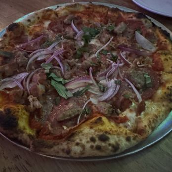 V Pizza + Flask & Cannon - The Carnivora pizza - Pizza Near Me - Jacksonville Beach, Florida V Pizza + Flask & Cannon - The Carnivora pizza - Pizza Near Me - Jacksonville Beach, Florida