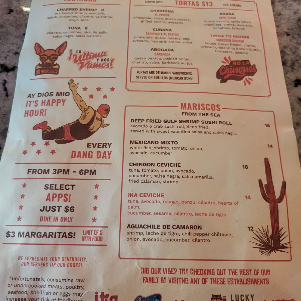 Mas Chingon Shadowlake - Menu - Seafood Near Me - Papillion, Nebraska Mas Chingon Shadowlake - Menu - Seafood Near Me - Papillion, Nebraska
