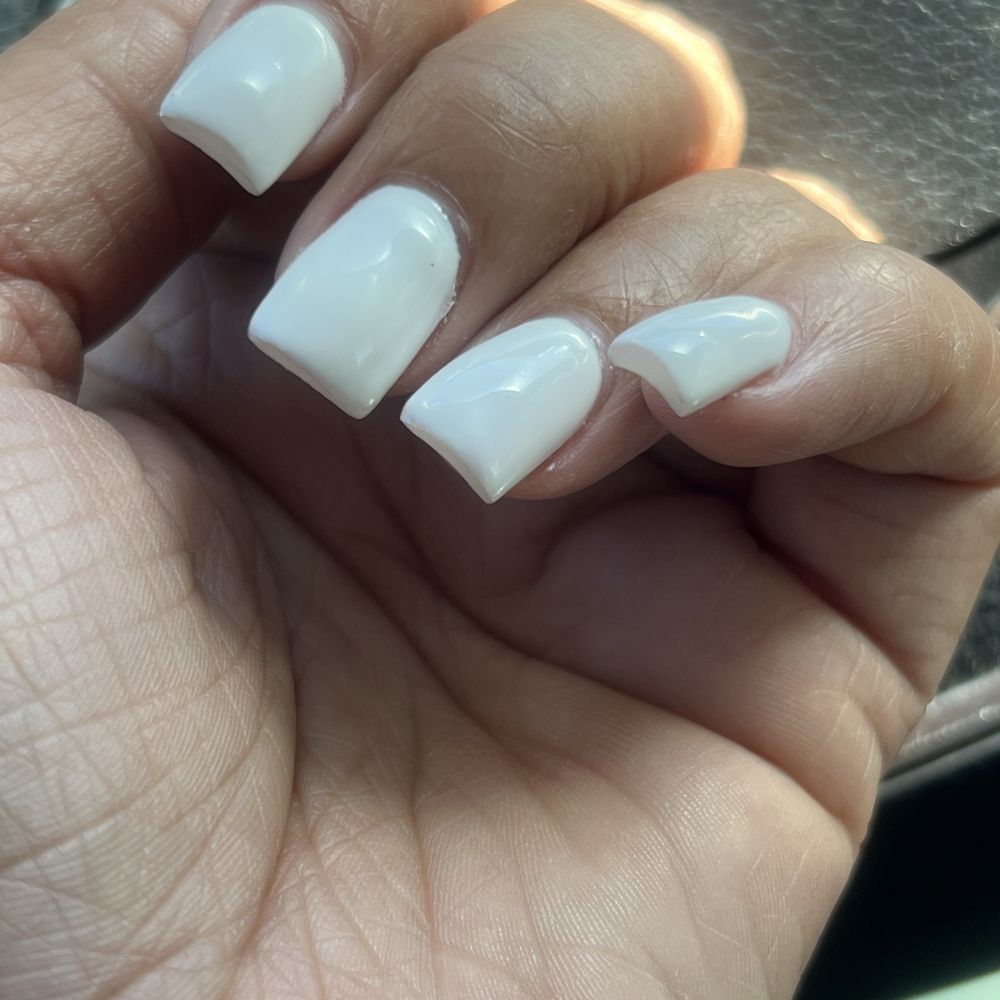 I was not happy with how my nails turned out. Cut too short and the gel seems lumpy. Service was good but I probably won't be coming back I was not happy with how my nails turned out. Cut too short and the gel seems lumpy. Service was good but I probably won't be coming back