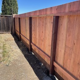 New fence. New fence.