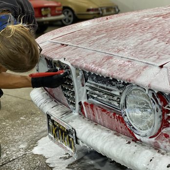Concorso Auto Detail - Sudsy Alfa Romeo Giulia Sprint GT getting a very detailed wash and polish. - Auto Detailing Near Me - Boulder, Colorado
