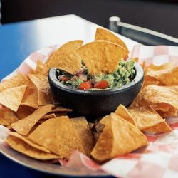 Hideaway Bar and Grill - Our yummy chips and quac appetizer!