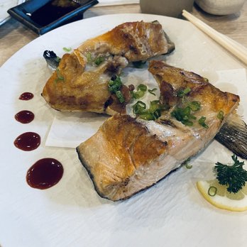 Myomi Sushi - The Salmon Kama was crispy and still moist and juicy very tasty - Sushi Bars Near Me - Richmond, British Columbia Myomi Sushi - The Salmon Kama was crispy and still moist and juicy very tasty - Sushi Bars Near Me - Richmond, British Columbia