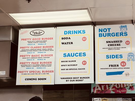 Menu photo 3 Pretty Good Burger Merced, CA