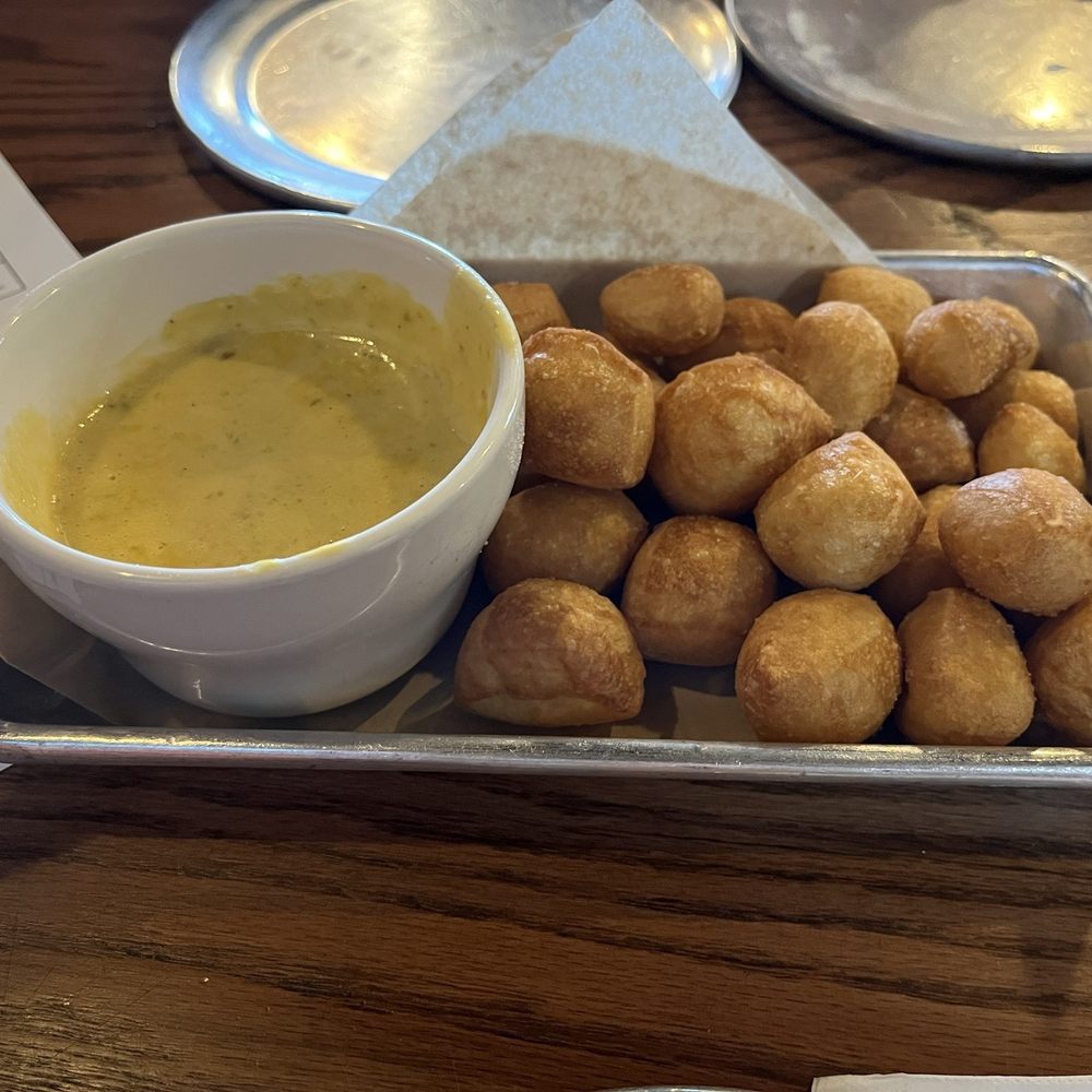 Beer Cheese and bread bites Beer Cheese and bread bites