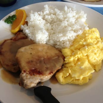 Moke's Bread & Breakfast - Pork chops with gravy baby - Breakfast & Brunch Near Me - Kailua, Hawaii