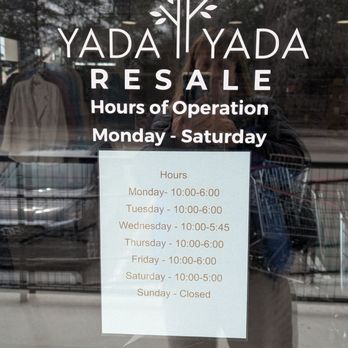 Yada Yada Resale - Hours - Thrift Stores Near Me - Ludington, Michigan Yada Yada Resale - Hours - Thrift Stores Near Me - Ludington, Michigan