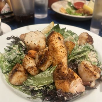 Boston Sail Loft - Salmon & scallop Caesar salad - Bars Near Me - Boston, Massachusetts Boston Sail Loft - Salmon & scallop Caesar salad - Bars Near Me - Boston, Massachusetts