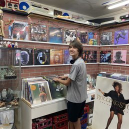 New records section at The Record Man New records section at The Record Man