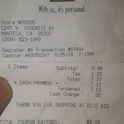 Rite Aid - How is tax over 20%?