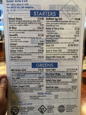 Menu photo 3 Roundin 3rd Upland, CA