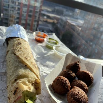 The Kebab Shop - Kufta kabob wrap and falafel - Mediterranean Near Me - San Diego, California