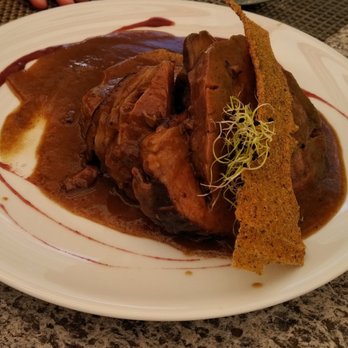 Grotto Sassello - Beef braised 16 hours long, with polenta - Swiss Food Near Me - Gerra, TI