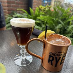 The James Joyce Irish Pub & Restaurant - Irish Coffee A mule drink (forgot to snap a pic of the menu)