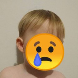 Snip-its Haircuts for Kids - Pretty much a bowl cut when it dried.