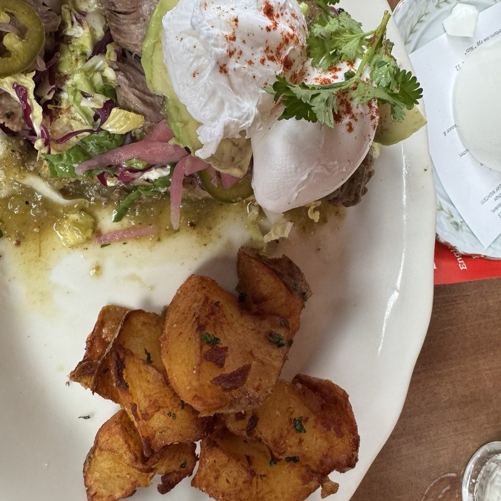 Pork Verde and eggs