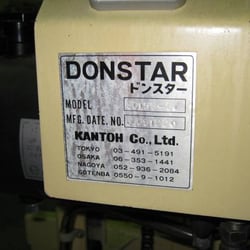DonStar - Nameplate from typical DonStar equipment.