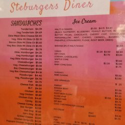 Steburger's - Menu