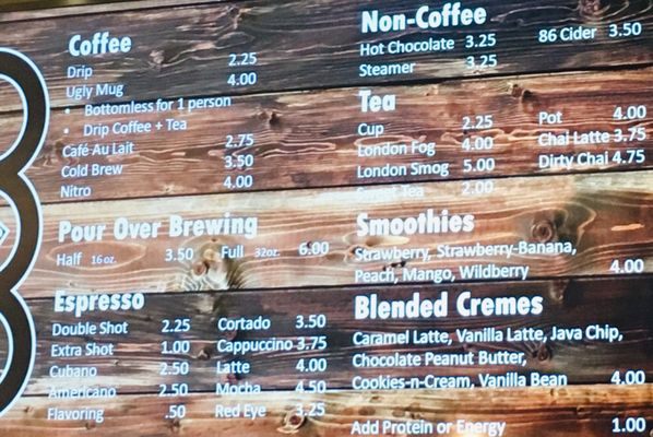 Menu photo 3 The 86 Coffee Bar Cincinnati, OH
