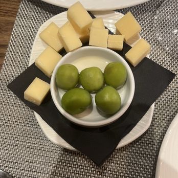 Cafe Aura - Olives & Cheese for the table - Italian Near Me - Manchester, Connecticut