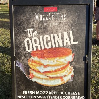 Mozzarepas - The Original corncake with fresh mozzarella, grilled and crunchy outside, gooey cheese inside. - Food Trucks Near Me - Clark, New Jersey