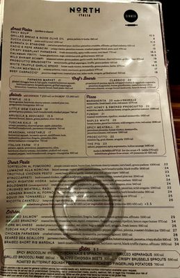 Menu photo 2 North Italia Reston, VA Menu photo 2 North Italia Reston, VA