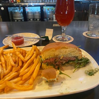 12 West Brewing - Downtown Mesa - Greek Burger.. delicious. - Cocktail Bars Near Me - Mesa, Arizona 12 West Brewing - Downtown Mesa - Greek Burger.. delicious. - Cocktail Bars Near Me - Mesa, Arizona